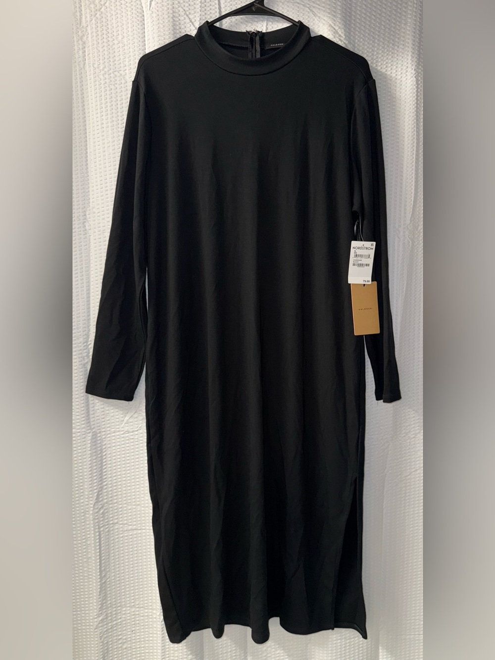 NWT Halogen Mock Neck Long Sleeve Dress Size XL